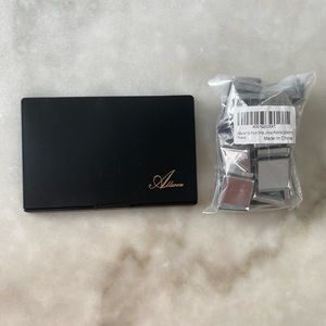 New! Empty Magnetic Plastic Eyeshadow Makeup Palette and eyeshadow metal pans